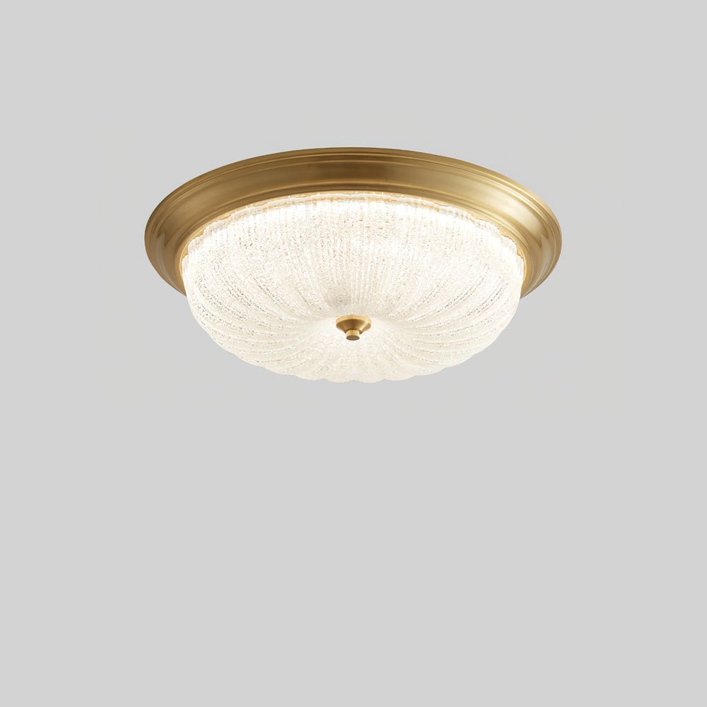 Nyrinis Traditionnel Classique Laiton Verre Plafonnier Lumière - Neutralighting