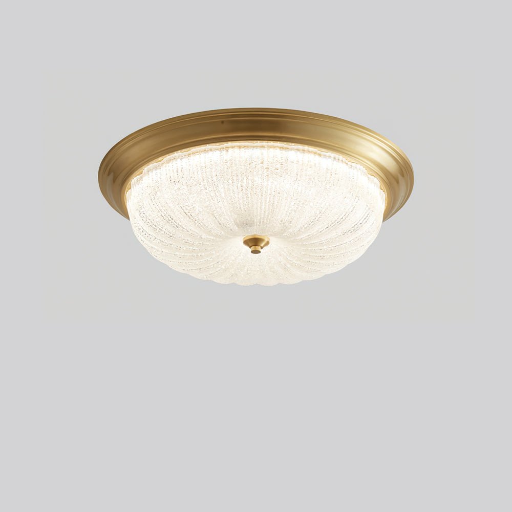 Nyrinis Traditionnel Classique Laiton Verre Plafonnier Lumière - Neutralighting