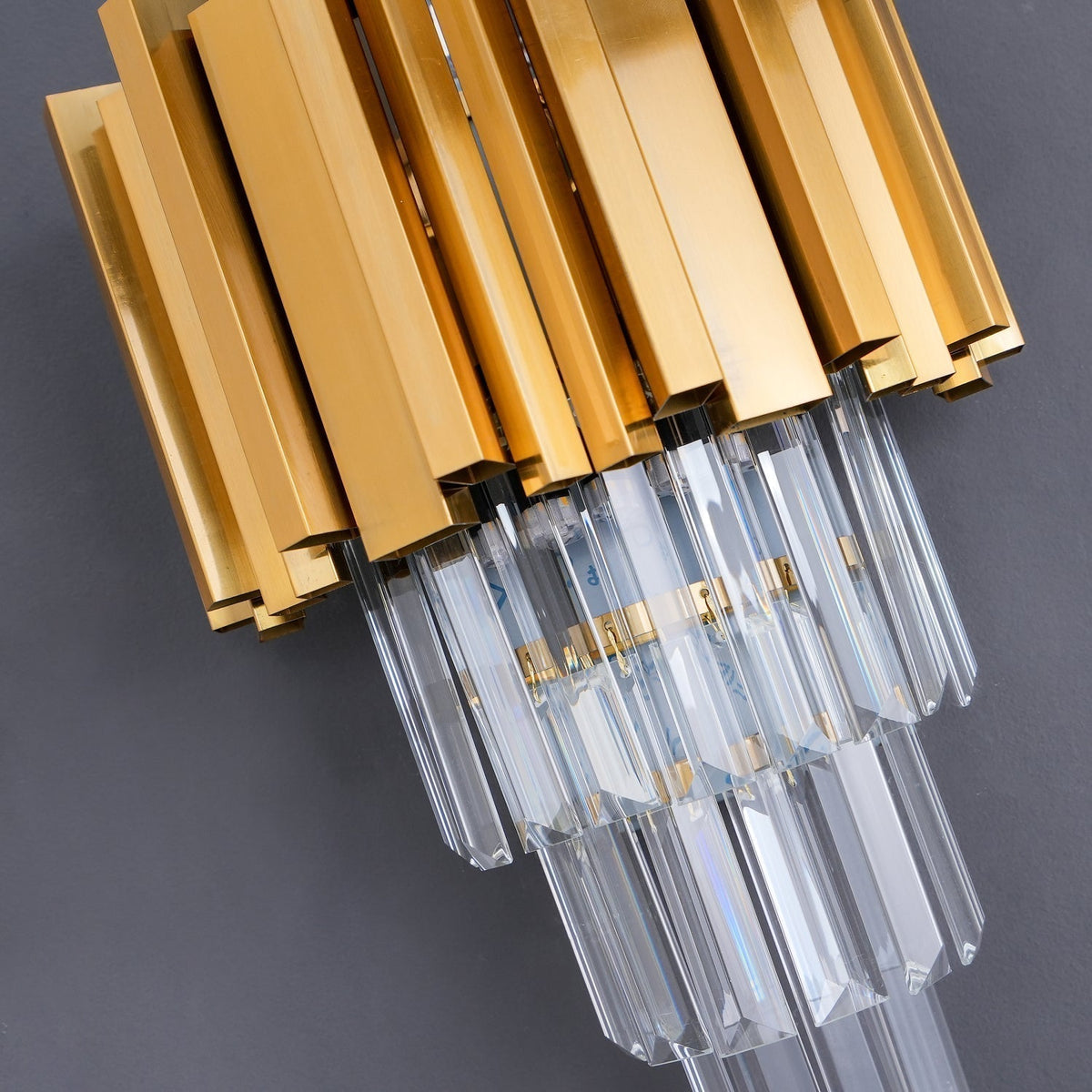 Vevyniel Postmoderne Luxe Empire Cristal Applique Murale - Neutralighting