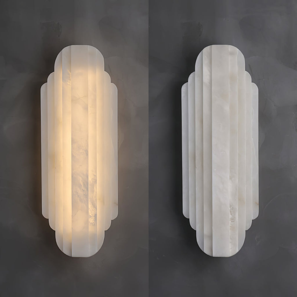 Avthaaris Applique Murale Albâtre Art Déco - Neutralighting