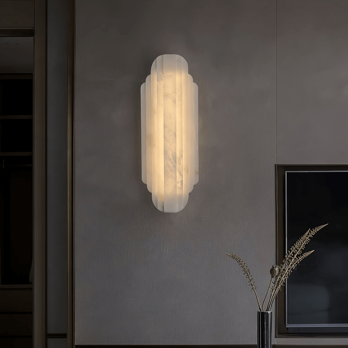 Avthaaris Applique Murale Albâtre Art Déco - Neutralighting