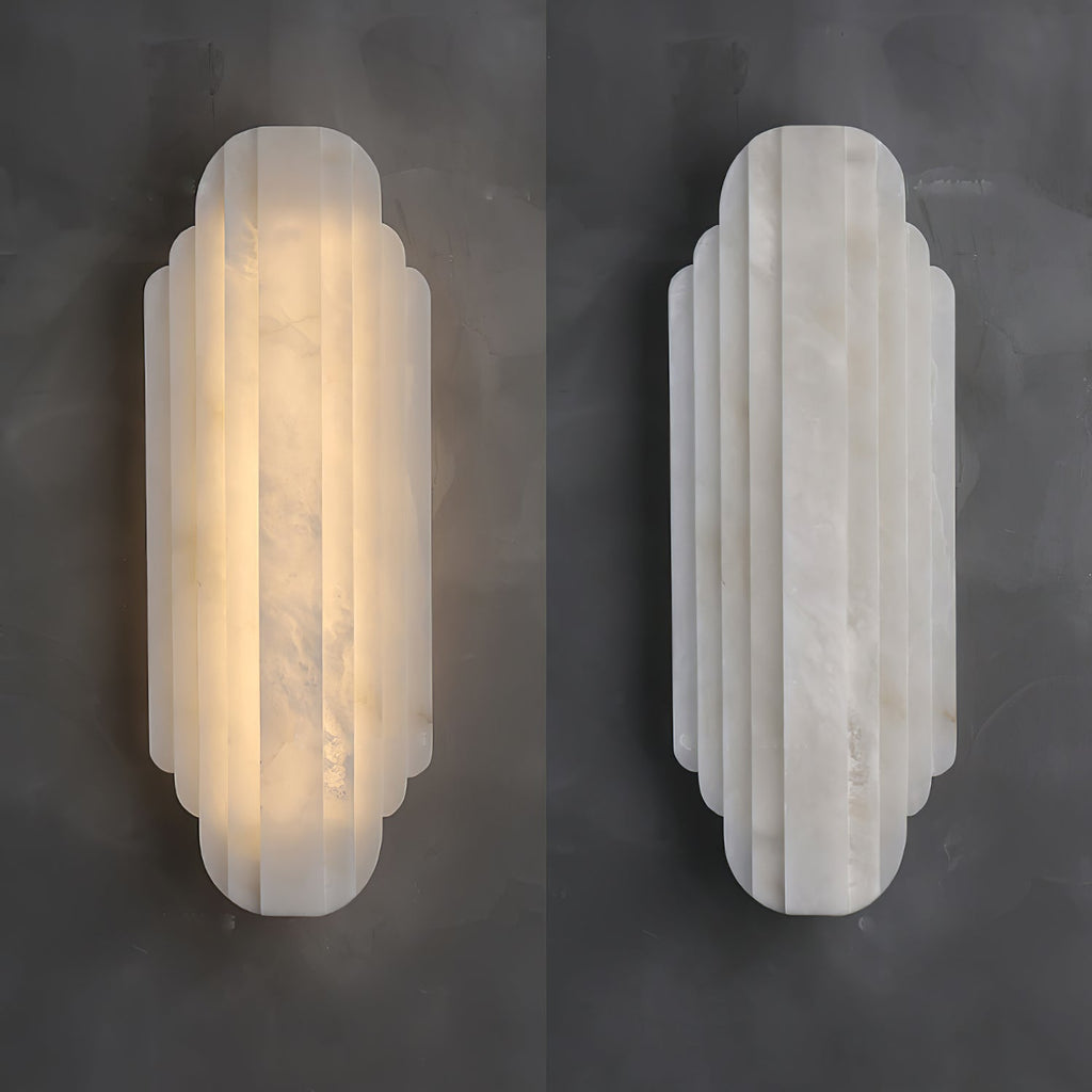Avthaaris Applique Murale Albâtre Art Déco - Neutralighting
