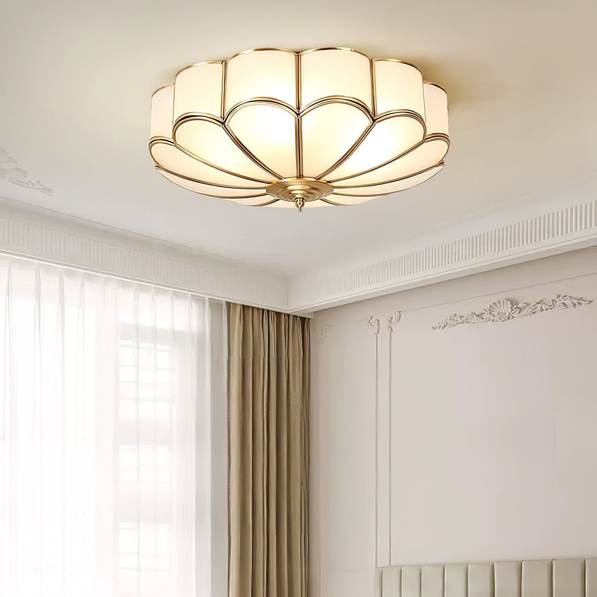 Ulira Plafonnier Design Fleur Verre - Neutralighting