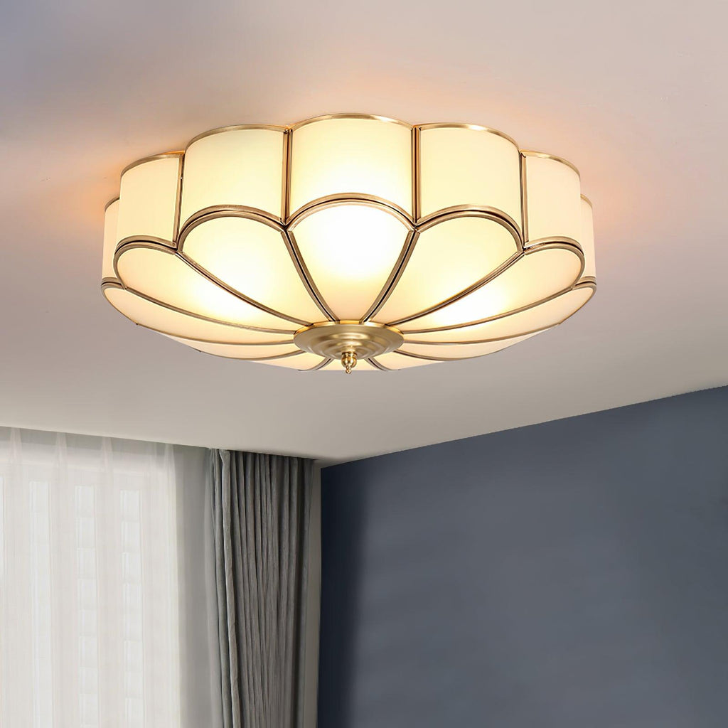 Ulira Plafonnier Design Fleur Verre - Neutralighting