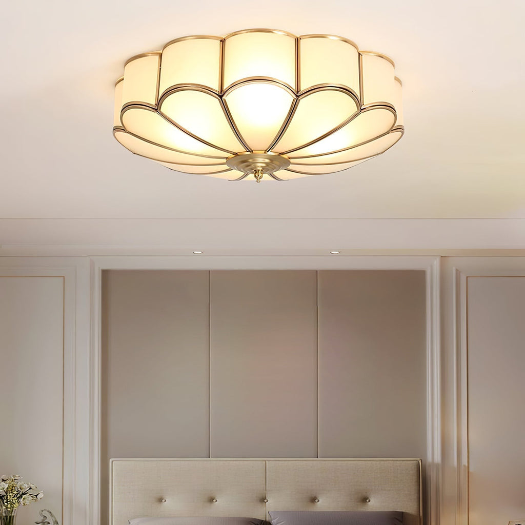 Ulira Plafonnier Design Fleur Verre - Neutralighting