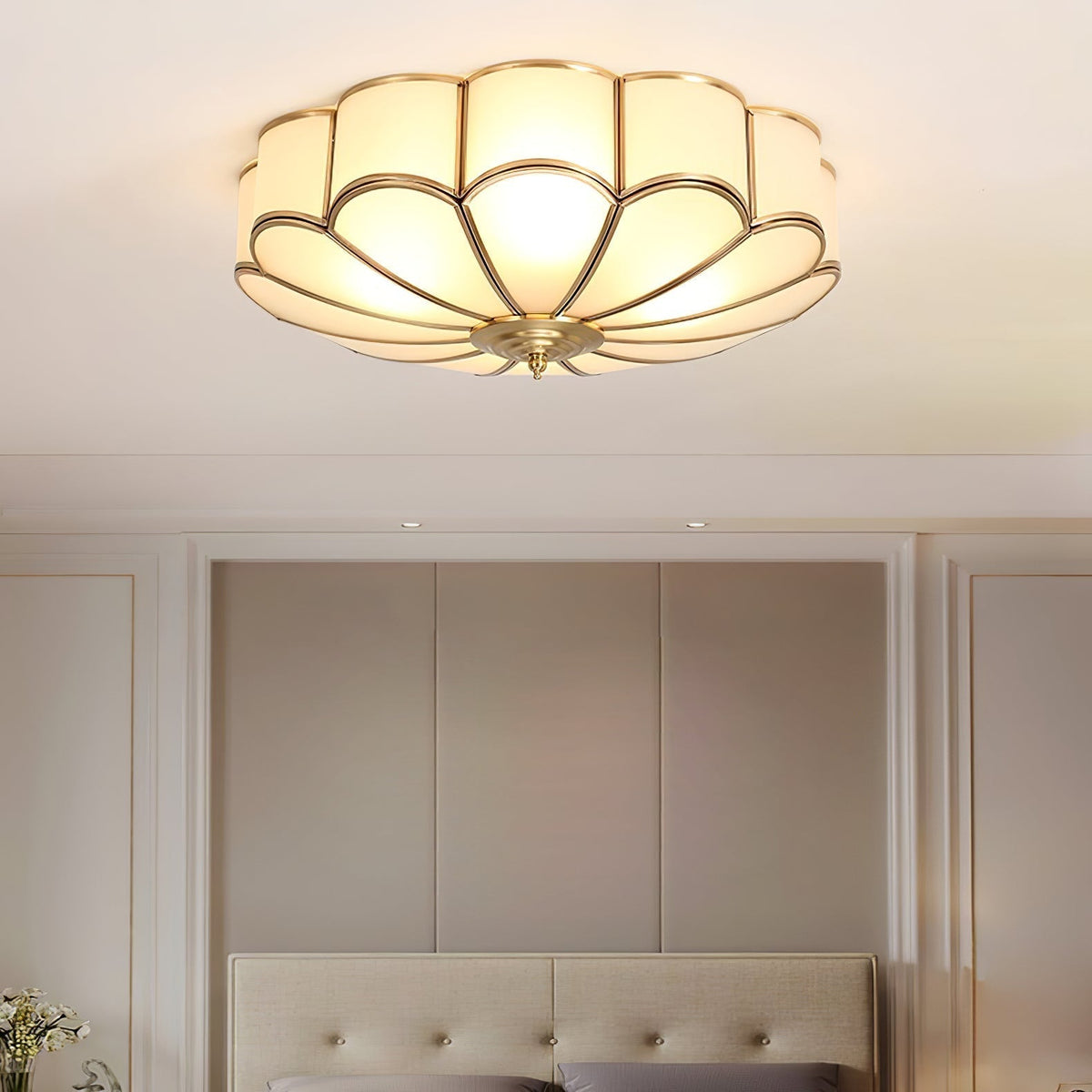 Ulira Plafonnier Design Fleur Verre - Neutralighting