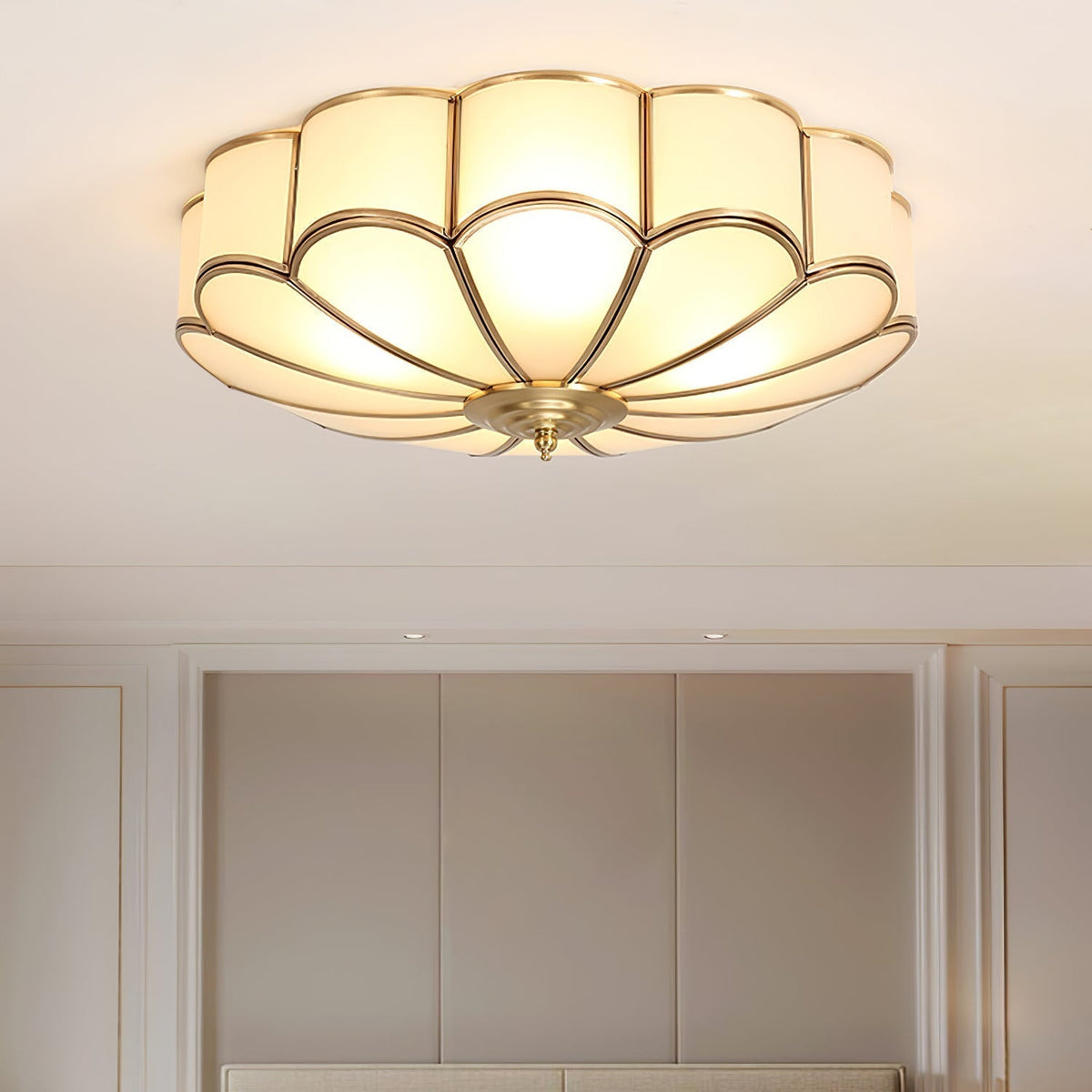 Ulira Plafonnier Design Fleur Verre - Neutralighting