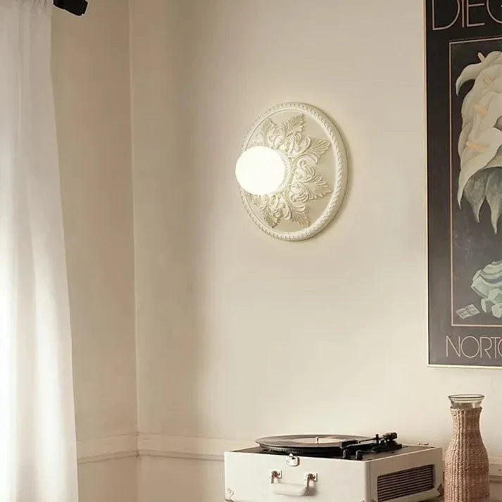 Applique Murale Florale Café Doux - Maison Lumina