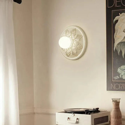 Applique Murale Florale Café Doux - Maison Lumina