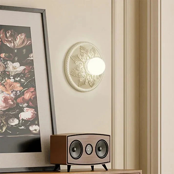 Applique Murale Florale Café Doux - Maison Lumina