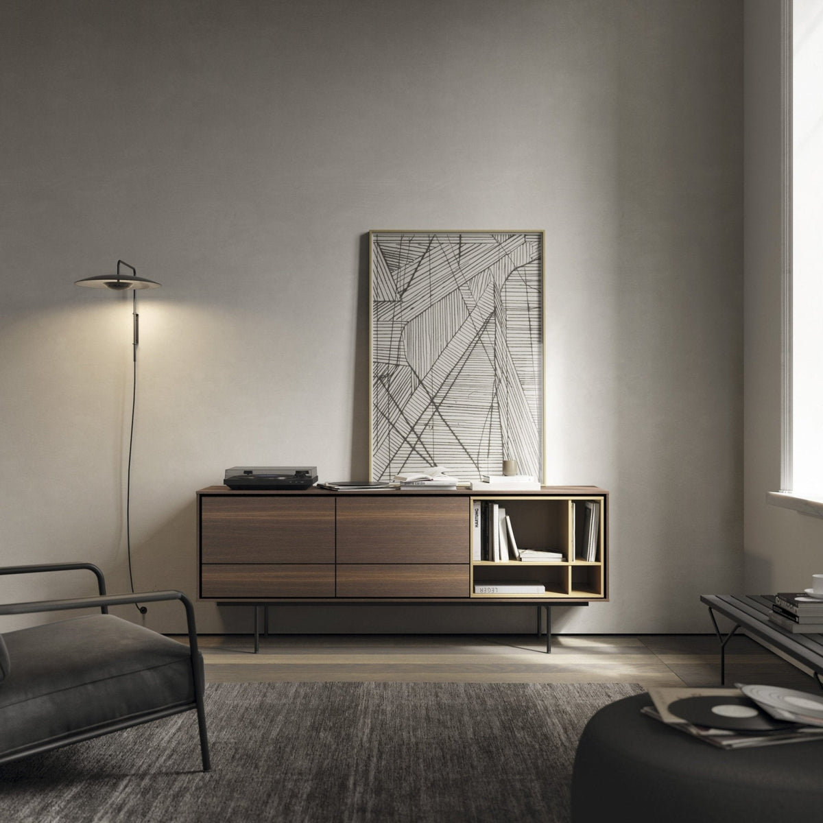 Abnormal Classic Modern Minimalist Plug-In Wall Lamp - Neutralighting