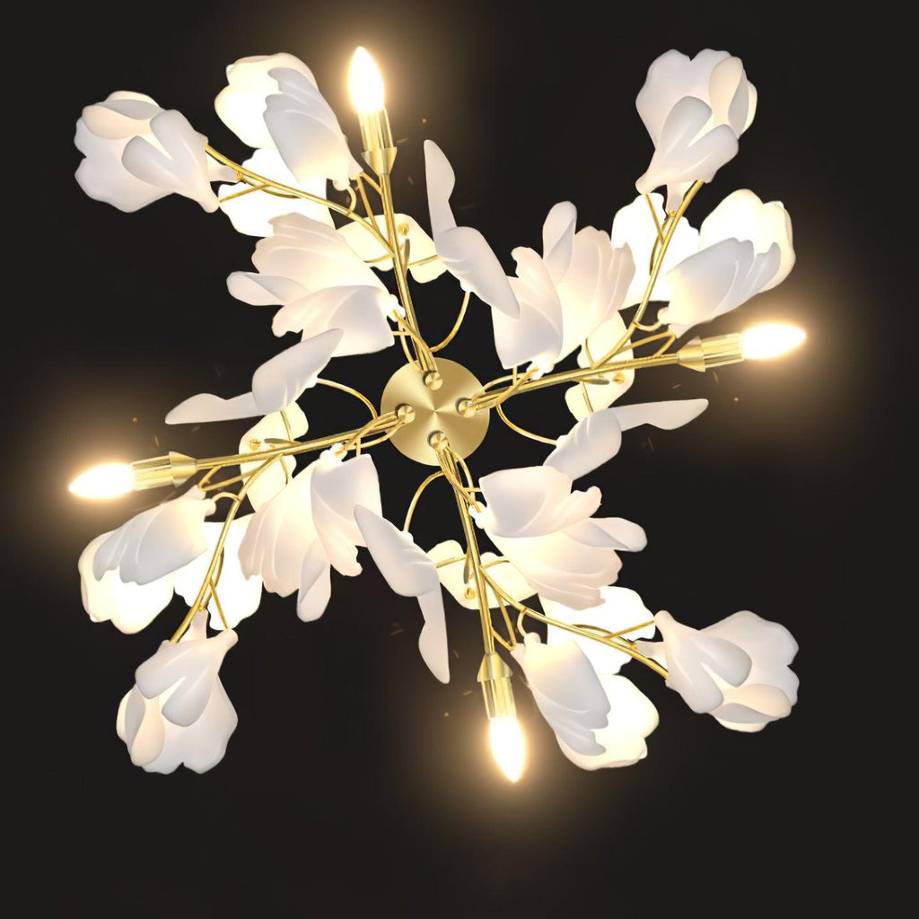 Lustra Wall Lamp Gingko Flowers Brass - Neutralighting