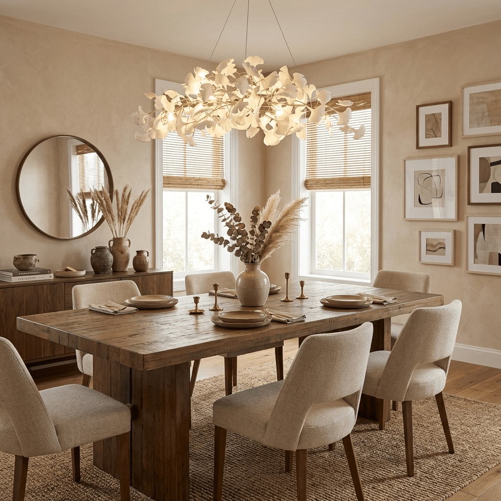 Gingko Plume Chandelier – detail 14