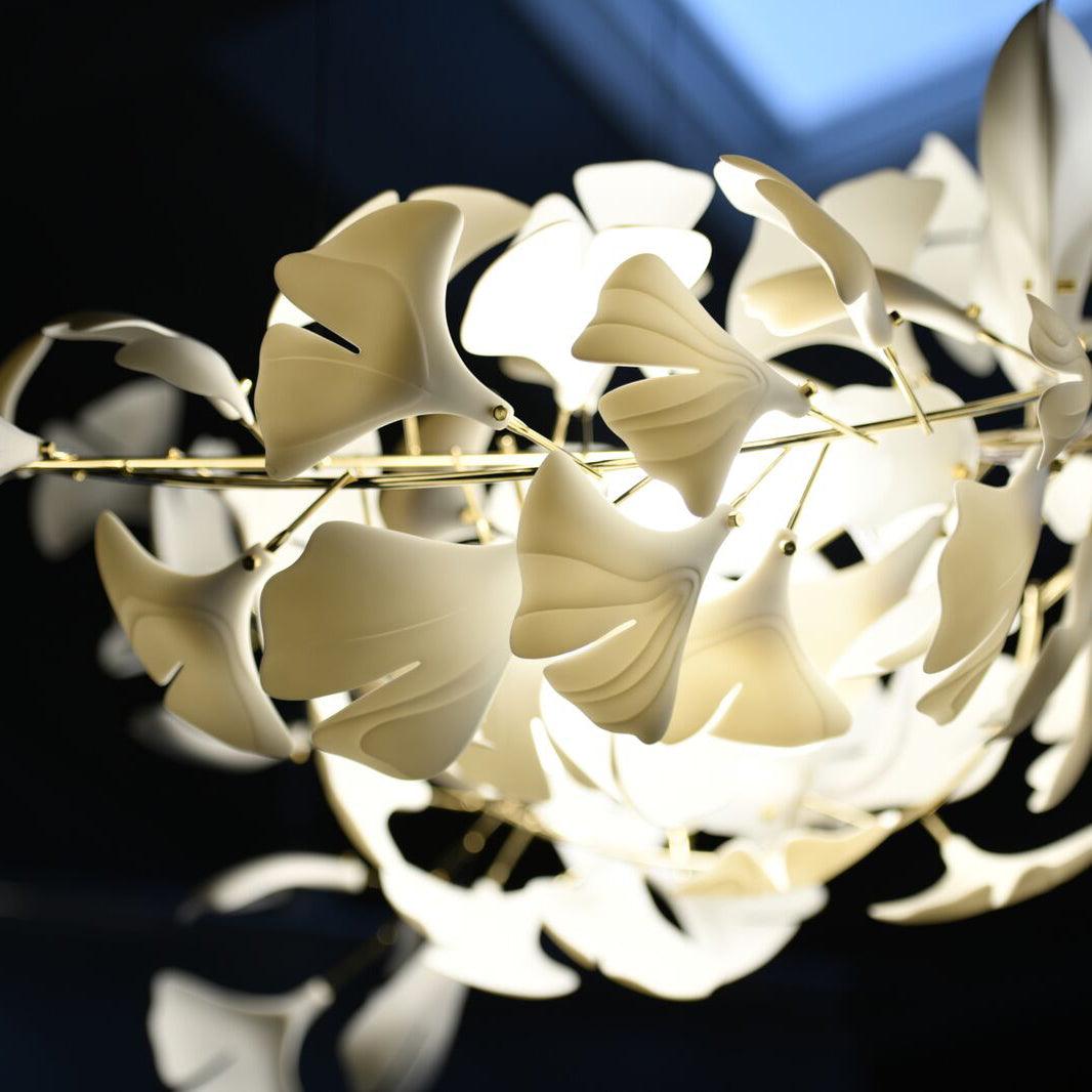 Gingko Plume Chandelier – detail 22