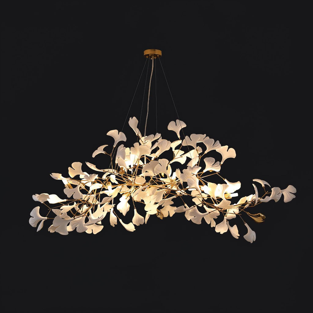 Gingko Plume Chandelier – detail 15