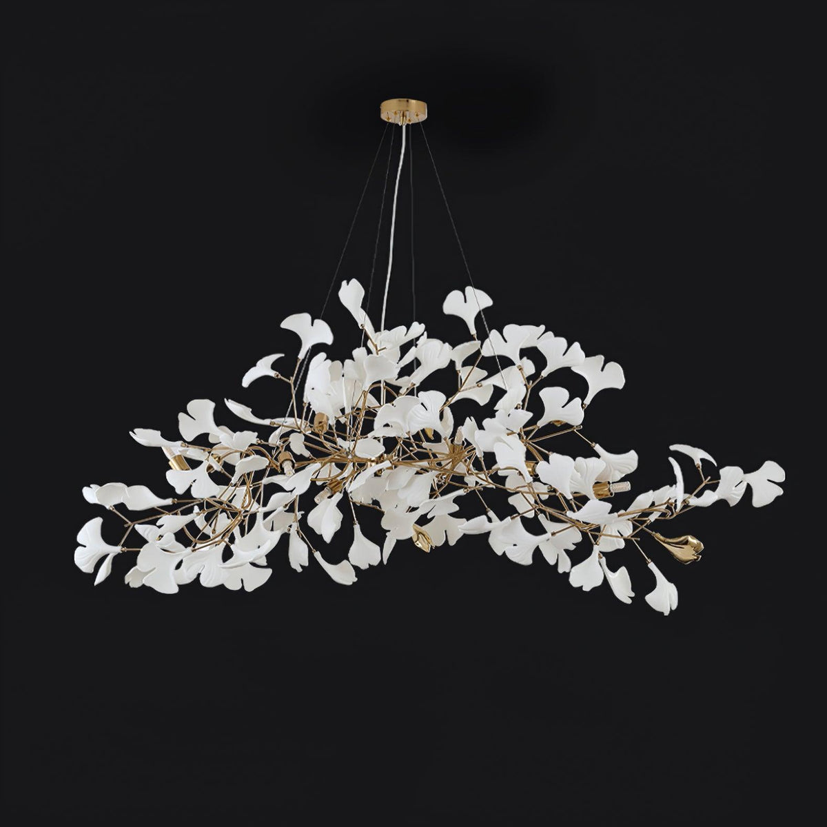 Gingko Plume Chandelier – detail 16