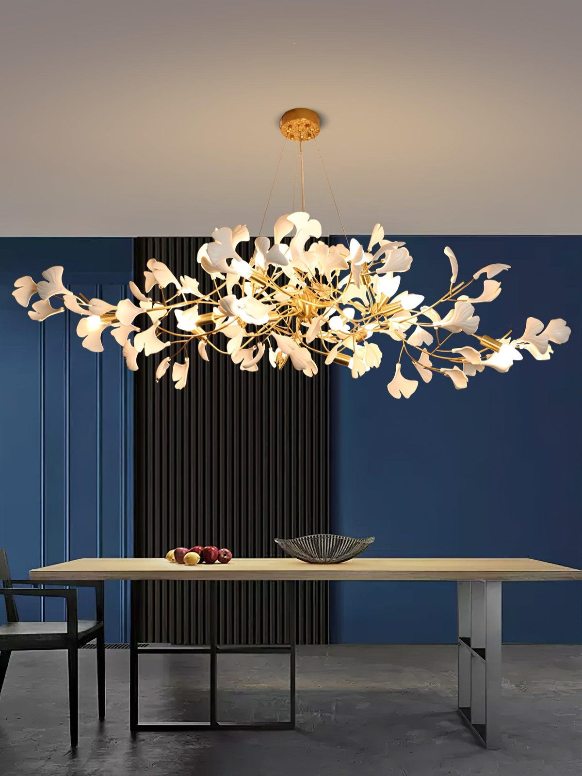 Gingko Plume Chandelier – detail 17