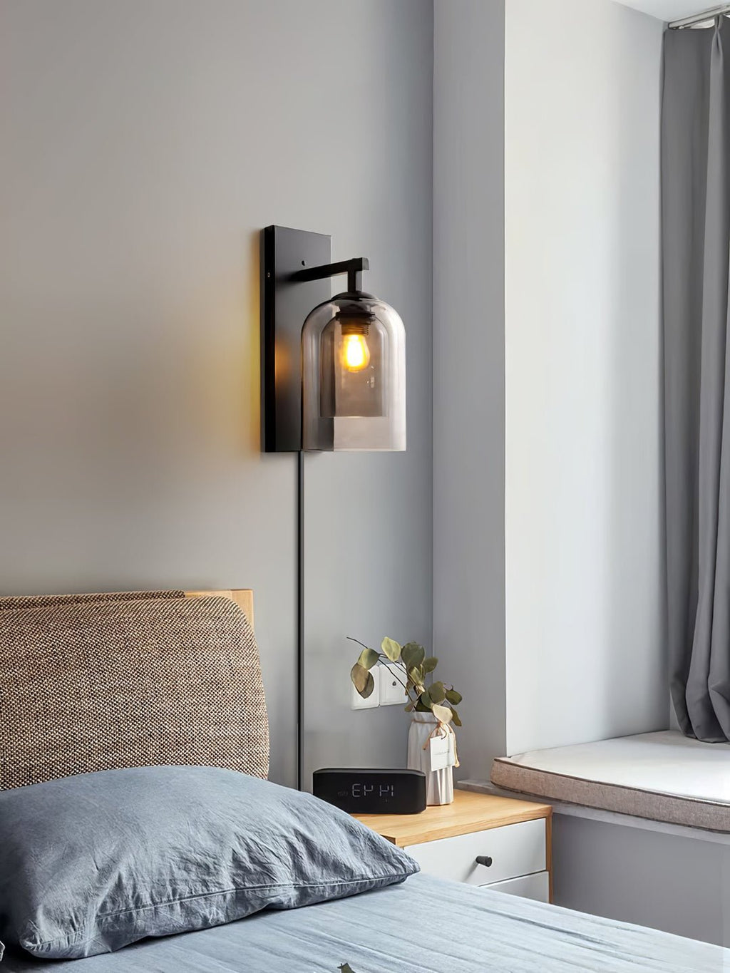 Mora Nordic Art Tubular Plug-in Glass Wall Lamp - Neutralighting