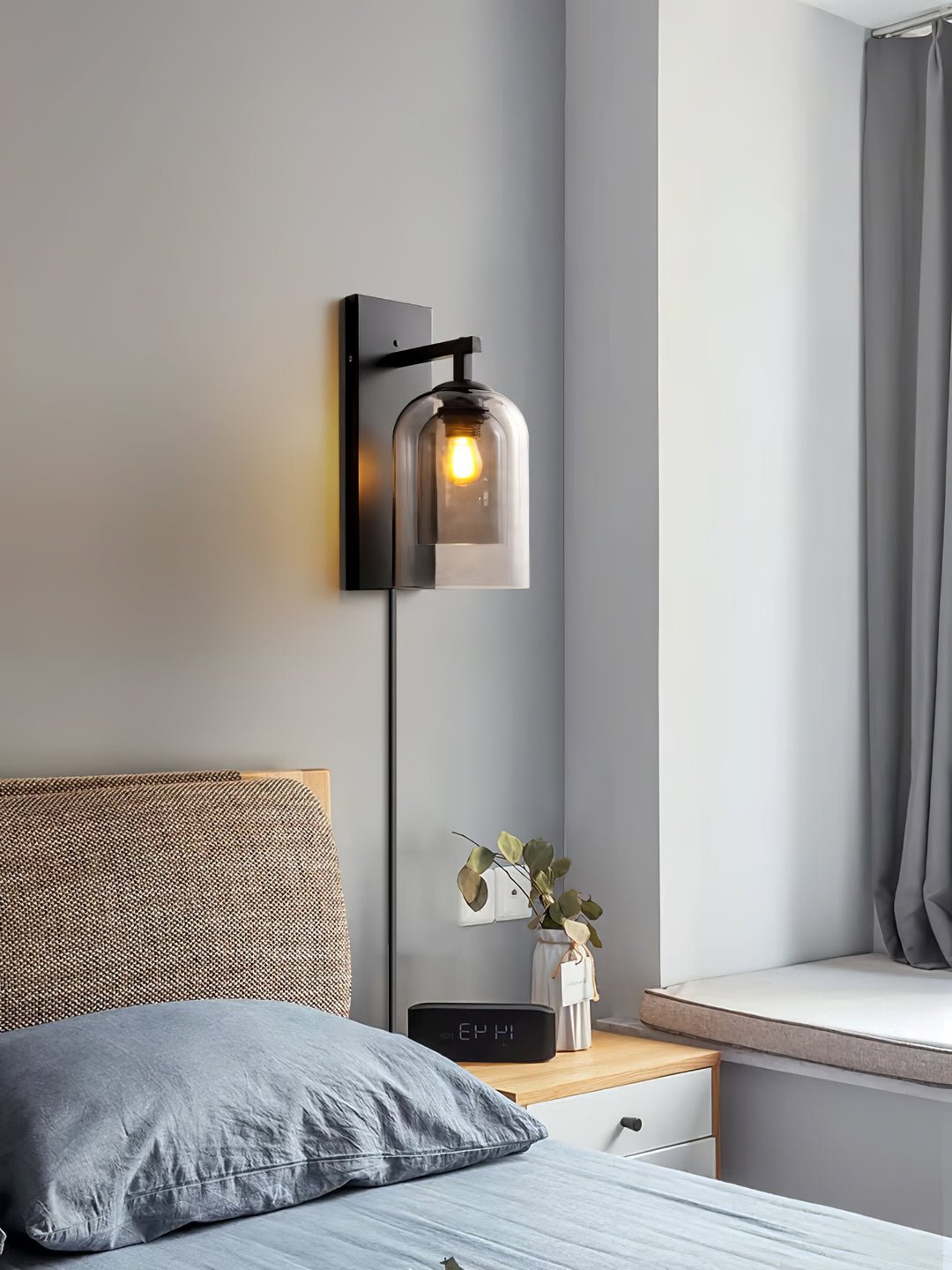 Mora Nordic Art Tubular Plug-in Glass Wall Lamp - Neutralighting