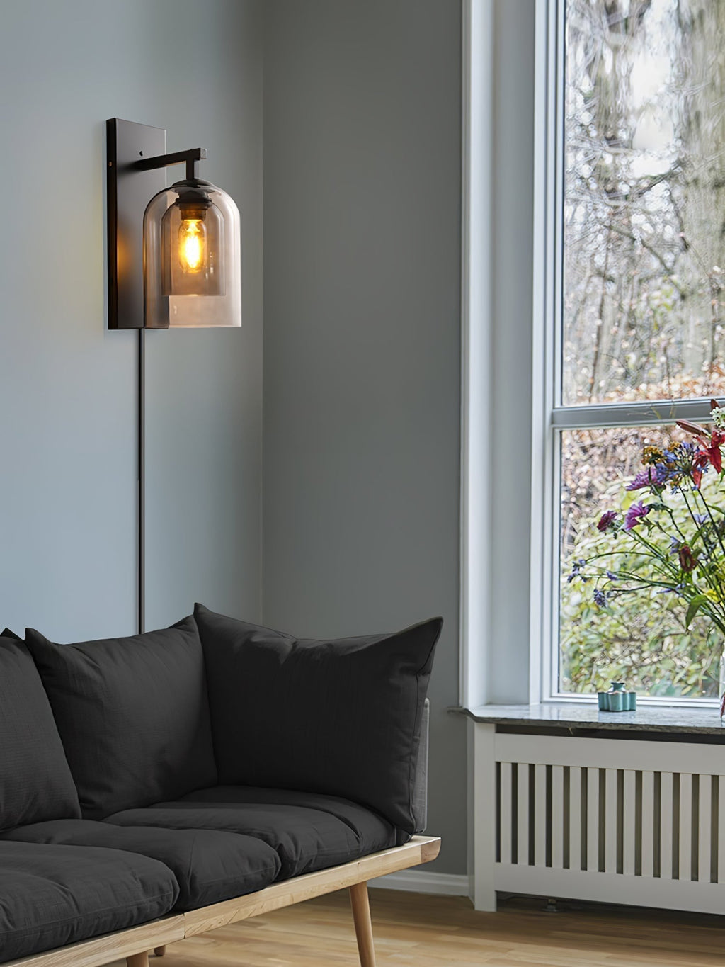 Mora Nordic Art Tubular Plug-in Glass Wall Lamp - Neutralighting