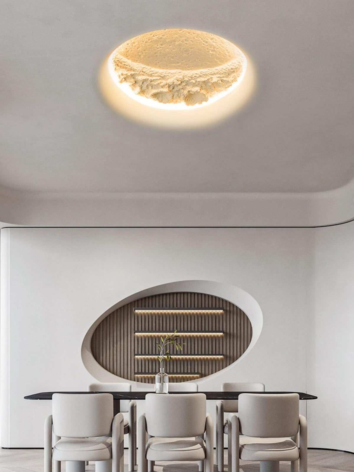 Lustra Applique Murale Plâtre Lune - Neutralighting