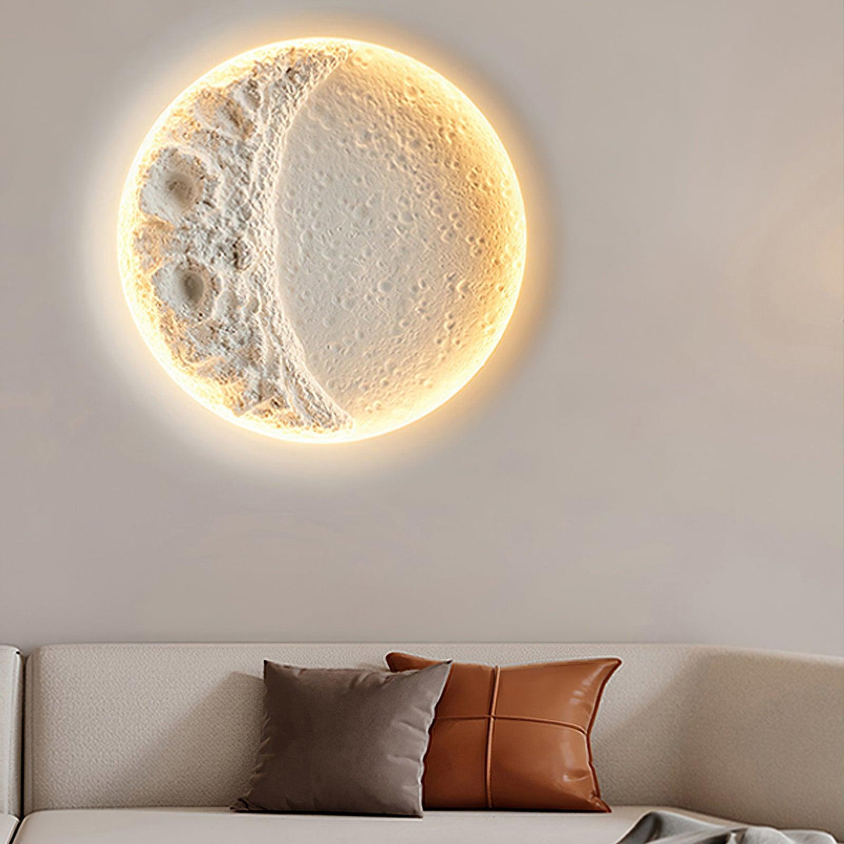 Lustra Applique Murale Plâtre Lune - Neutralighting