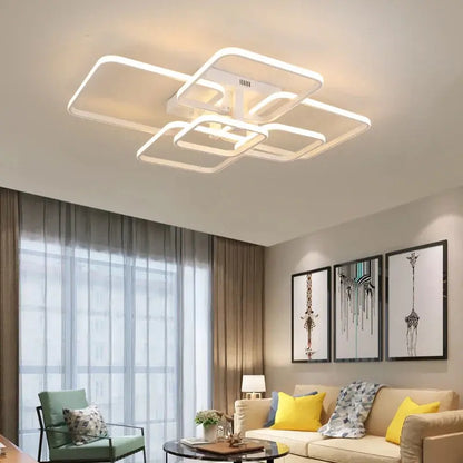 Plafonnier LED Carré Moderne - Maison Lumina