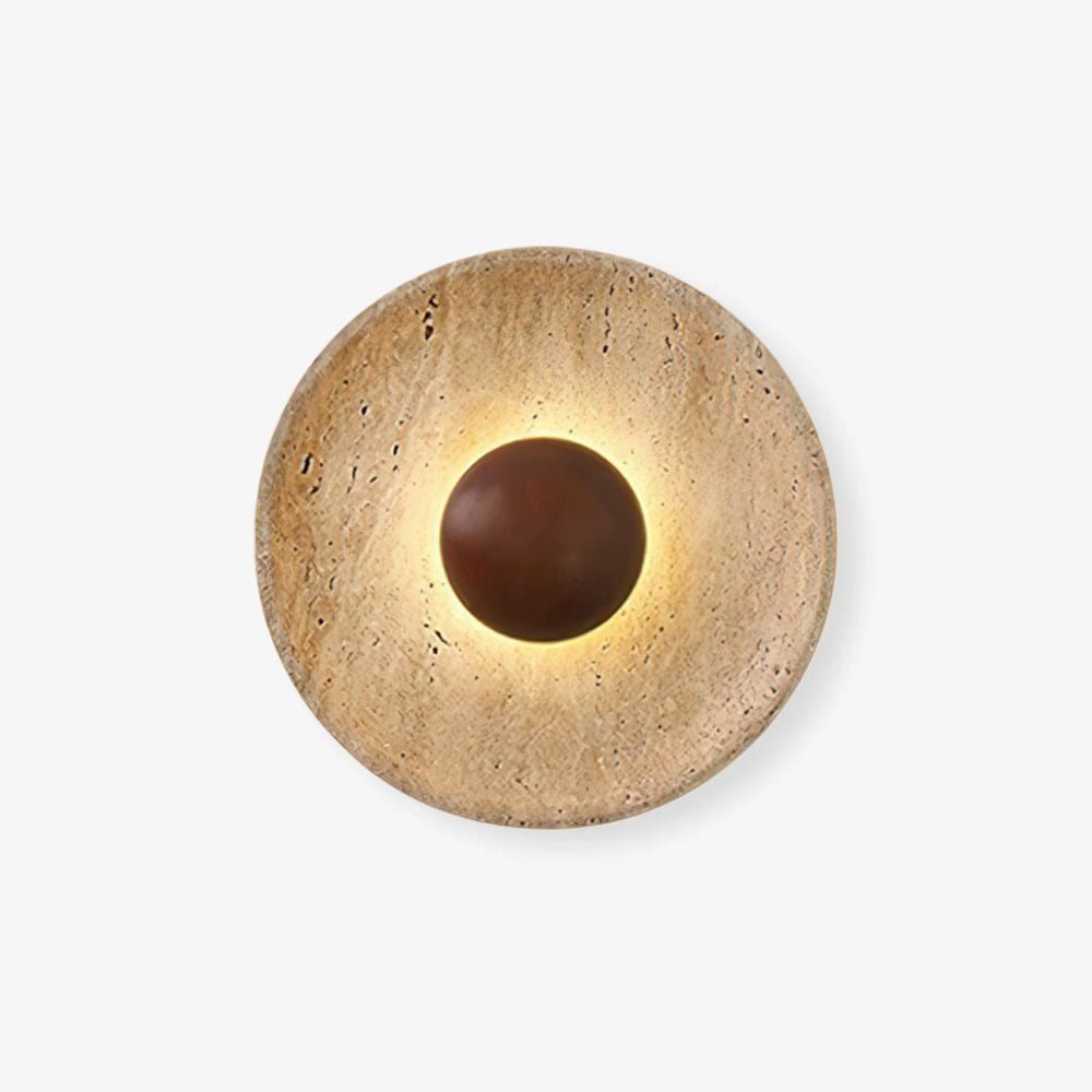 Aveny Applique Murale Sun en Travertin - Neutralighting