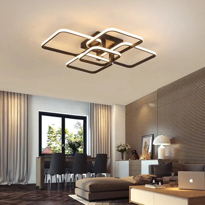 Plafonnier LED Carré Moderne - Maison Lumina