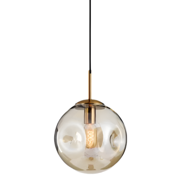 Suspension Boule de Verre Moderne