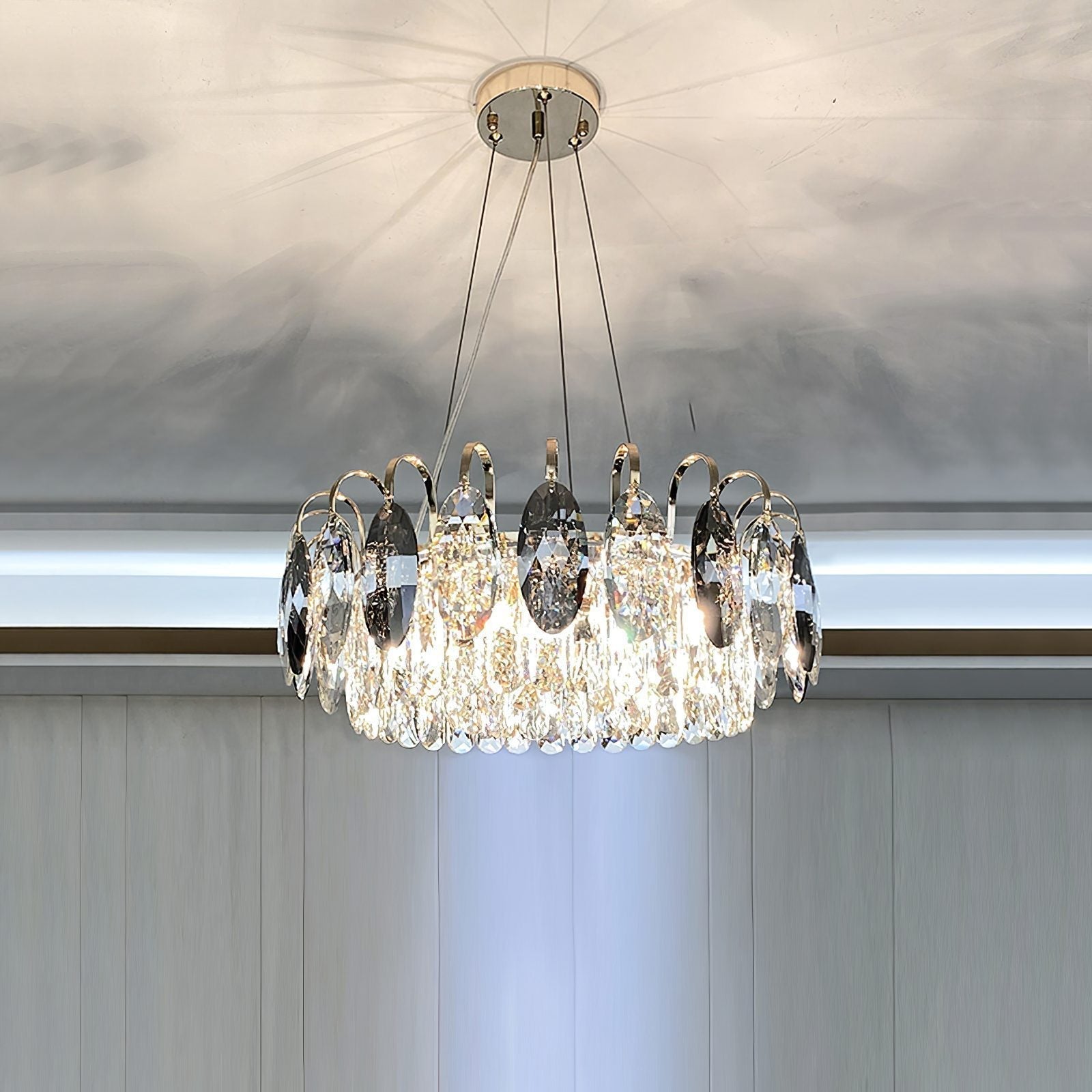 Lustre Luxueux En Cristal - Maison Lumina