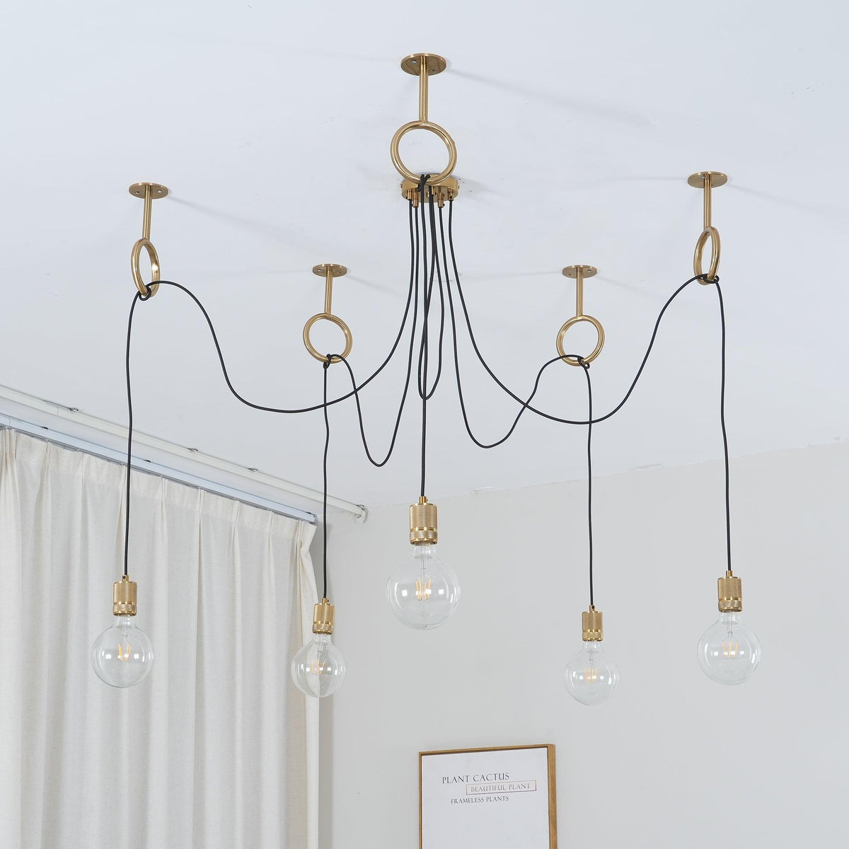 Lustra Lustre Industrial Spider Bulb Hanging - Neutralighting