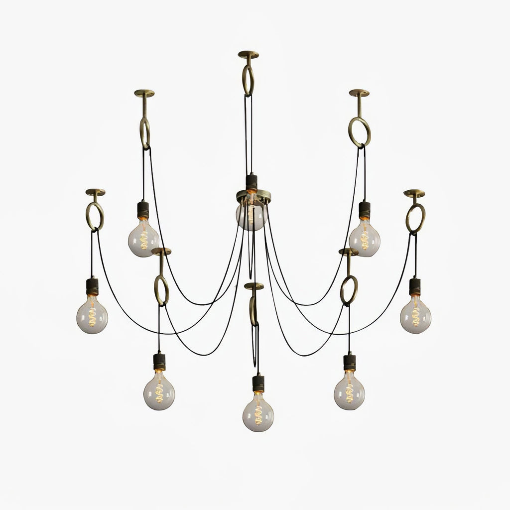 Lustra Lustre Industrial Spider Bulb Hanging - Neutralighting