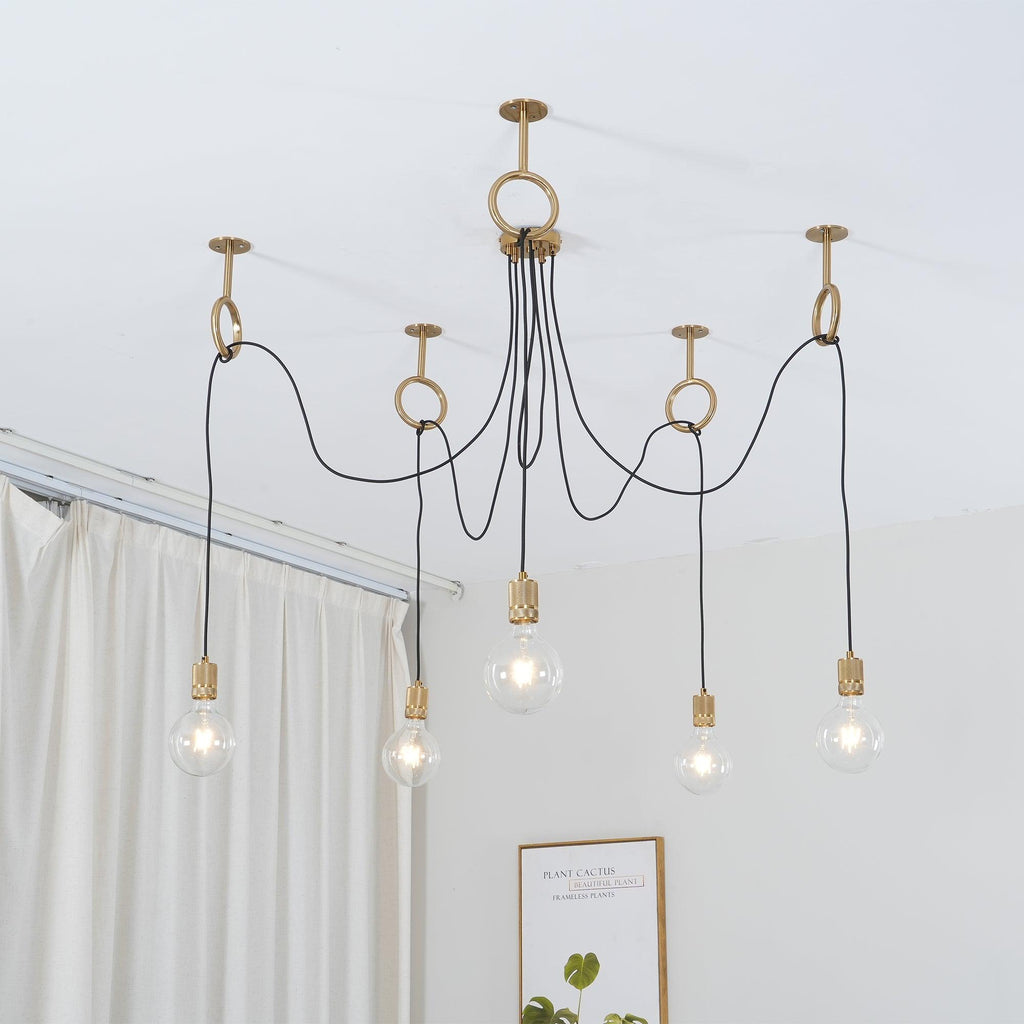 Lustra Lustre Industrial Spider Bulb Hanging - Neutralighting