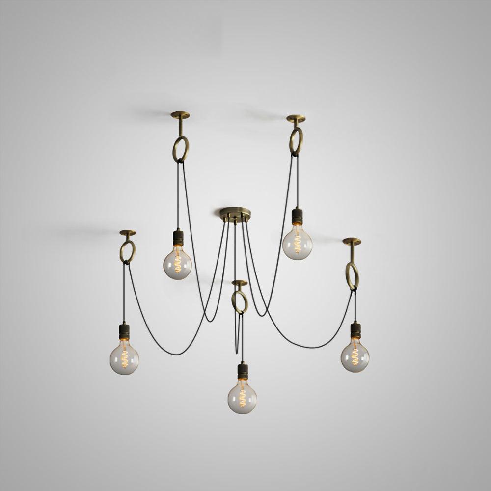 Lustra Lustre Industrial Spider Bulb Hanging - Neutralighting