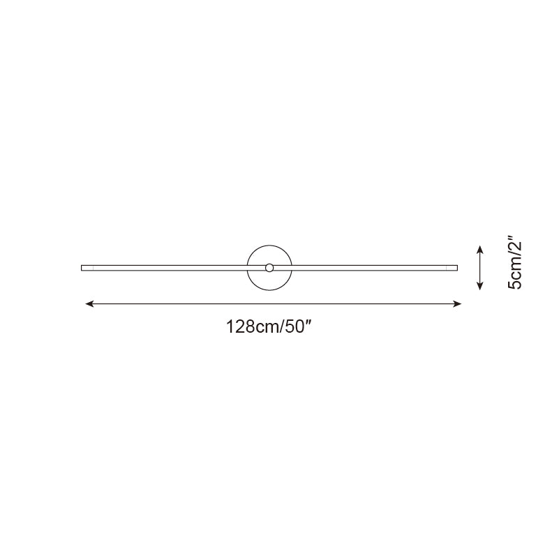 Applique Murale Minimaliste Linéaire Tige Double Accent Moderne Style - Neutralighting