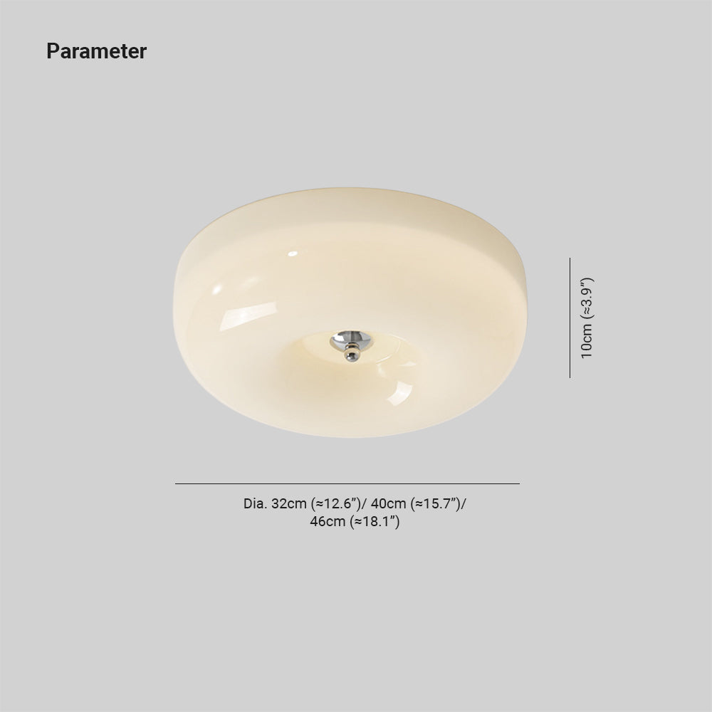 Candy Plafonnier en Verre Crème - Neutralighting