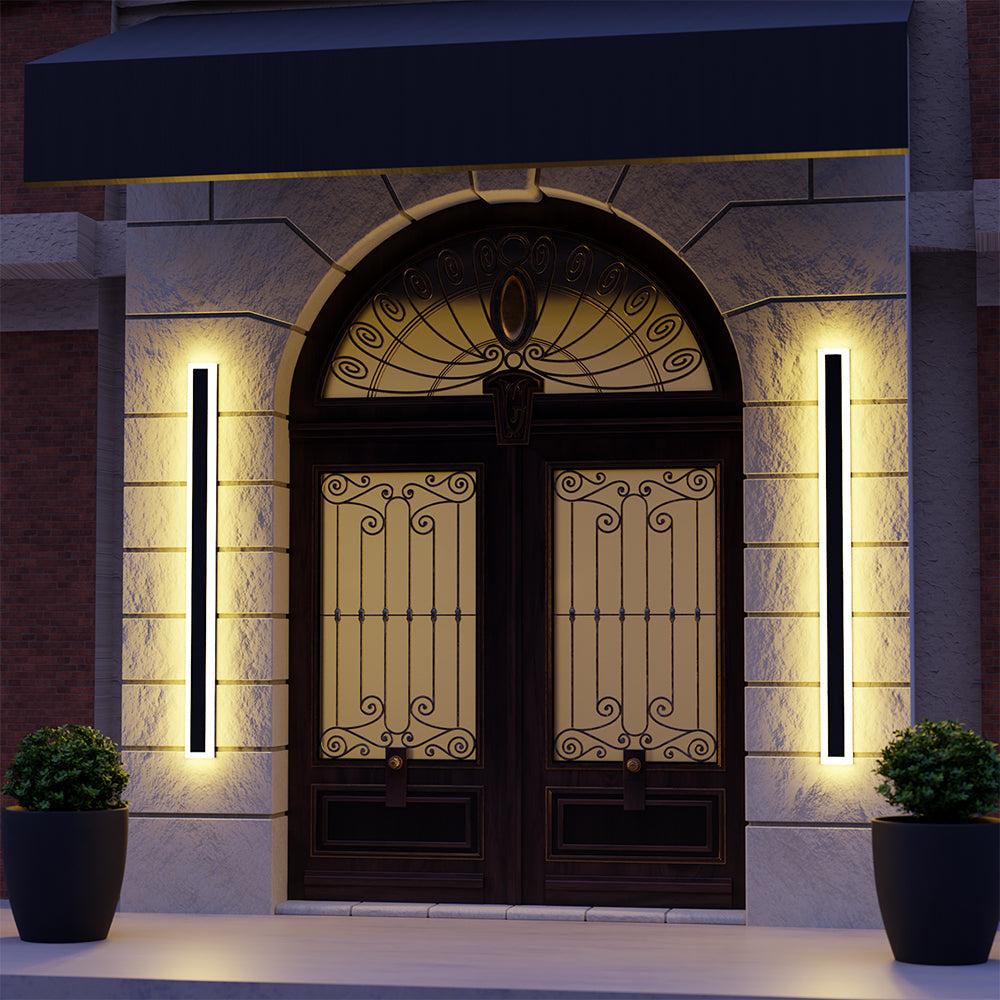 Fiala Moderne LED Applique Murale Extérieure Noir - Neutralighting