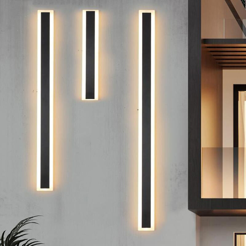 Fiala Moderne LED Applique Murale Extérieure Noir - Neutralighting