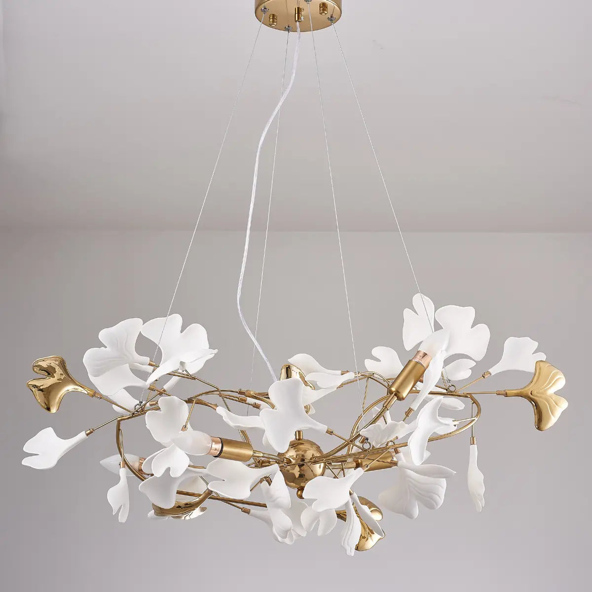 Suspension Feuilles En Céramique - Maison Lumina