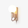 Avirae Globe-Travertine Cute Wall Light - Neutralighting