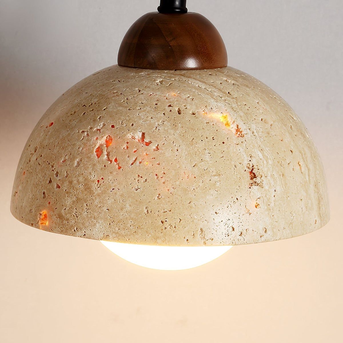 Fossil Travertine Swing Arm Wall Lamp Plug-in - Neutralighting