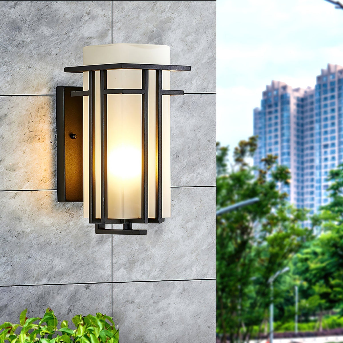 Lustra Lampe Murale Extérieure en Fer Lanterne Rétro - Neutralighting