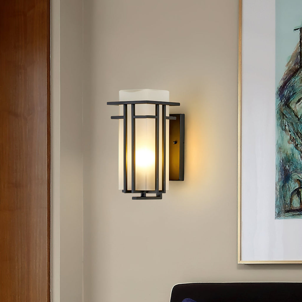 Lustra Lampe Murale Extérieure en Fer Lanterne Rétro - Neutralighting