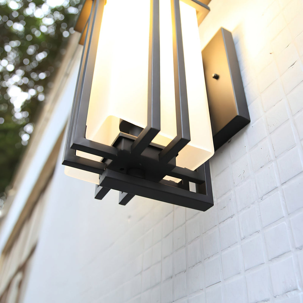 Lustra Lampe Murale Extérieure en Fer Lanterne Rétro - Neutralighting