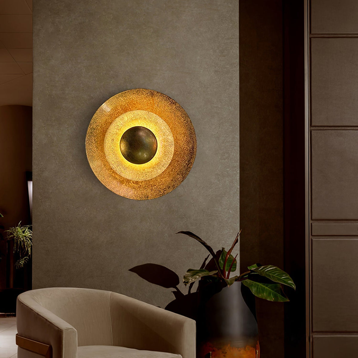 Solaris Applique Murale Feuille Vintage - Neutralighting