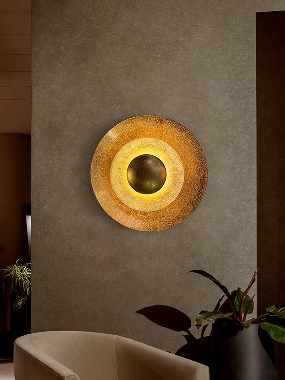 Solaris Applique Murale Feuille Vintage - Neutralighting