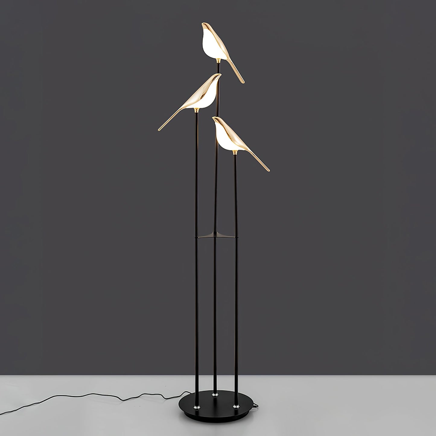 Lampadaire Oiseau Sculptural - Maison Lumina
