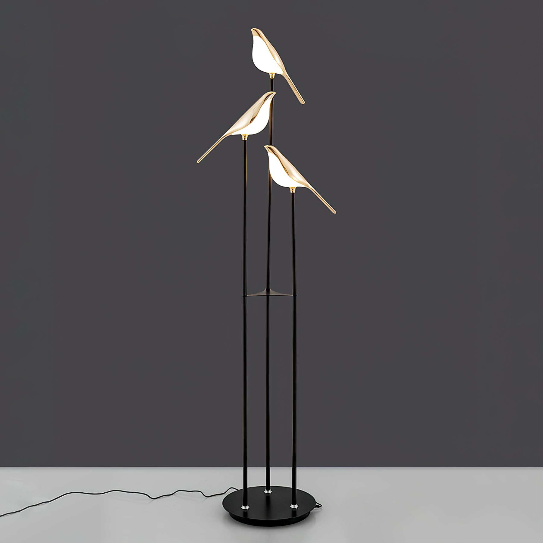 Lampadaire Oiseau Sculptural - Maison Lumina