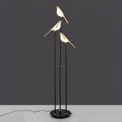 Lampadaire Oiseau Sculptural - Maison Lumina